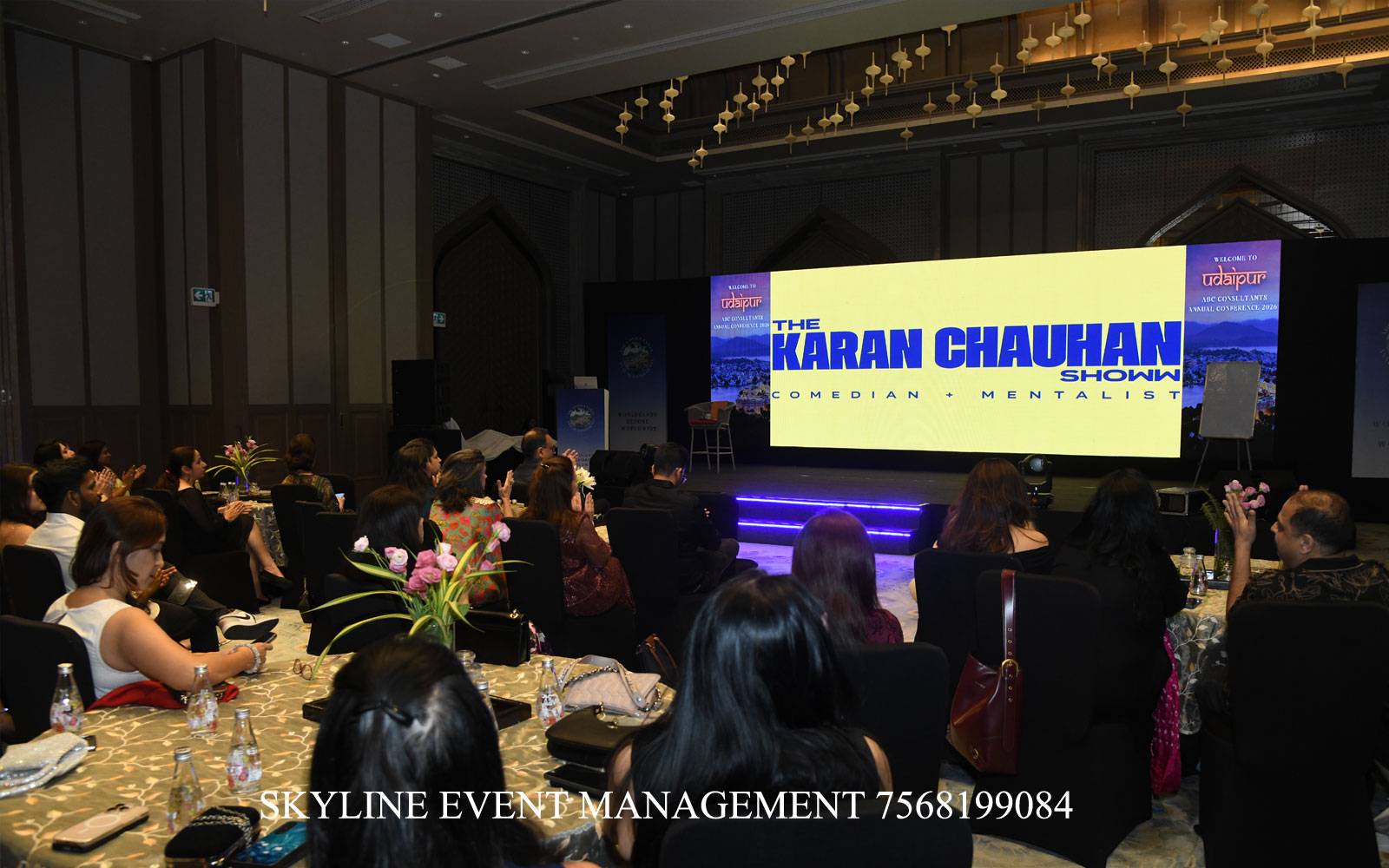Corporate Event, Conference, Award Show, dj party setup, stage, ledwall, sound, photographer, production company Mementos by ITC Hotels Ekaaya Udaipur