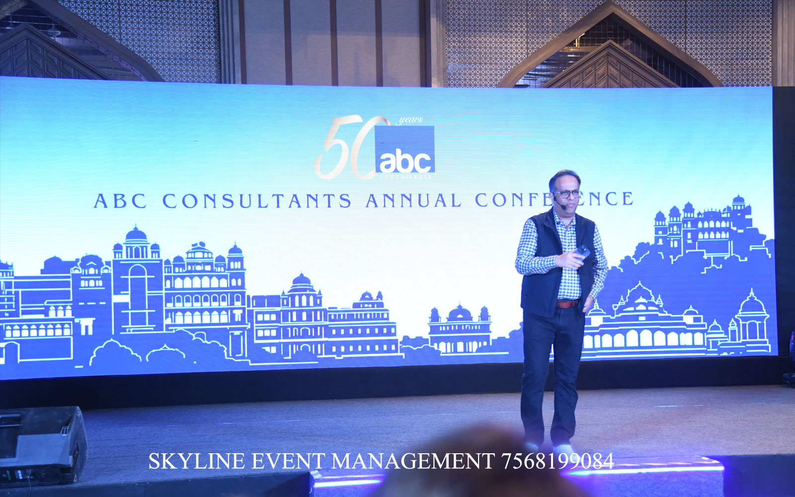 Corporate Event, Conference, Award Show, dj party setup, stage, ledwall, sound, photographer, production company Mementos by ITC Hotels Ekaaya Udaipur