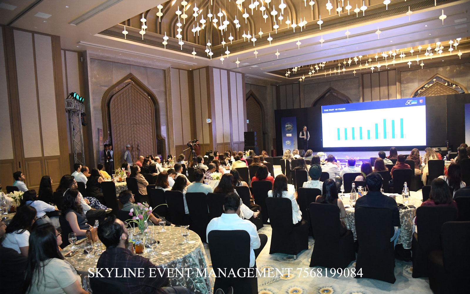 Corporate Event, Conference, Award Show, dj party setup, stage, ledwall, sound, photographer, production company Mementos by ITC Hotels Ekaaya Udaipur