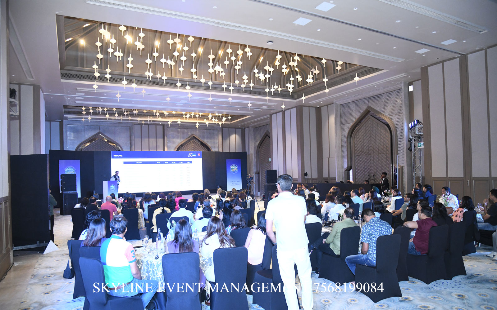 Corporate Event, Conference, Award Show, dj party setup, stage, ledwall, sound, photographer, production company Mementos by ITC Hotels Ekaaya Udaipur