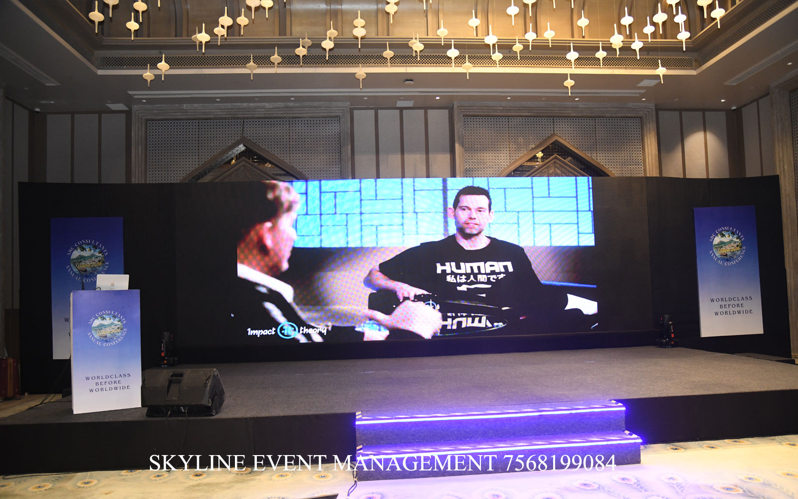 Corporate Event, Conference, Award Show, dj party setup, stage, ledwall, sound, photographer, production company Mementos by ITC Hotels Ekaaya Udaipur