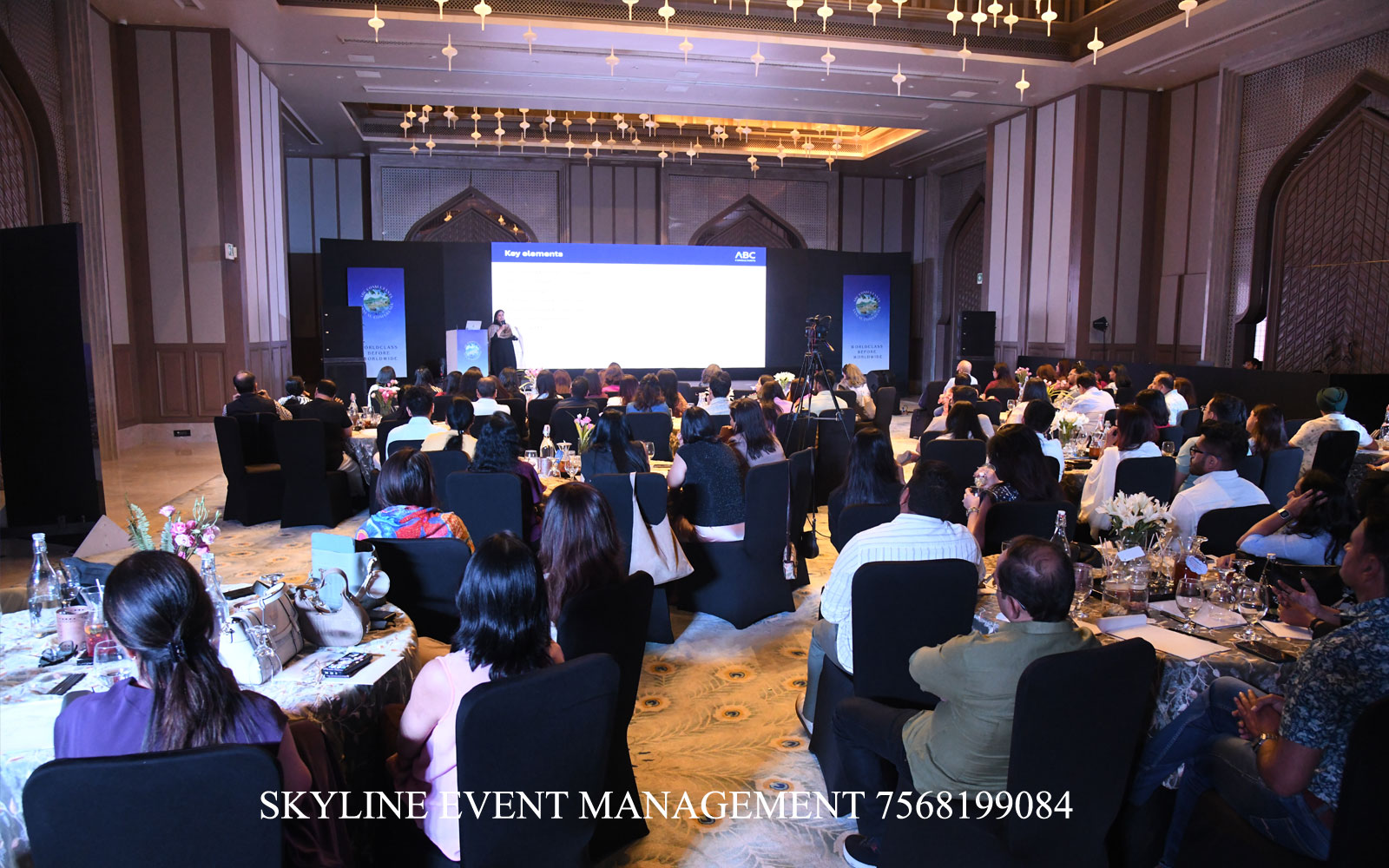 Corporate Event, Conference, Award Show, dj party setup, stage, ledwall, sound, photographer, production company Mementos by ITC Hotels Ekaaya Udaipur