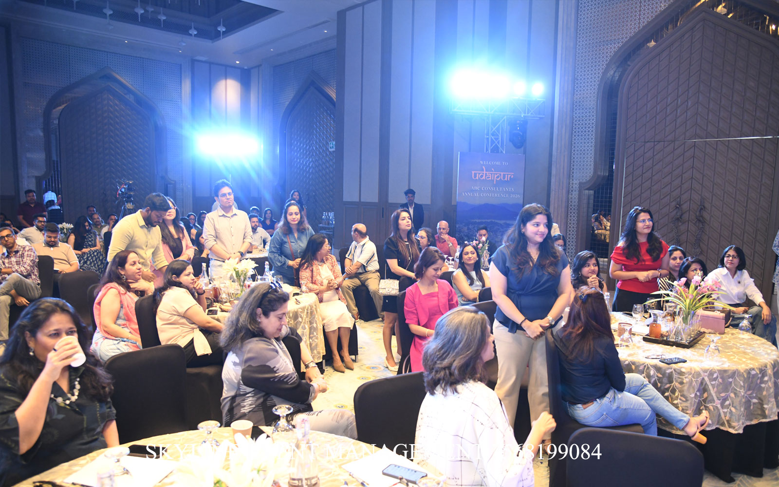 Corporate Event, Conference, Award Show, dj party setup, stage, ledwall, sound, photographer, production company Mementos by ITC Hotels Ekaaya Udaipur