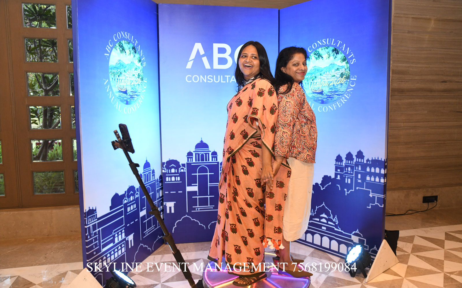 Corporate Event, Conference, Award Show, dj party setup, stage, ledwall, sound, photographer, production company Mementos by ITC Hotels Ekaaya Udaipur