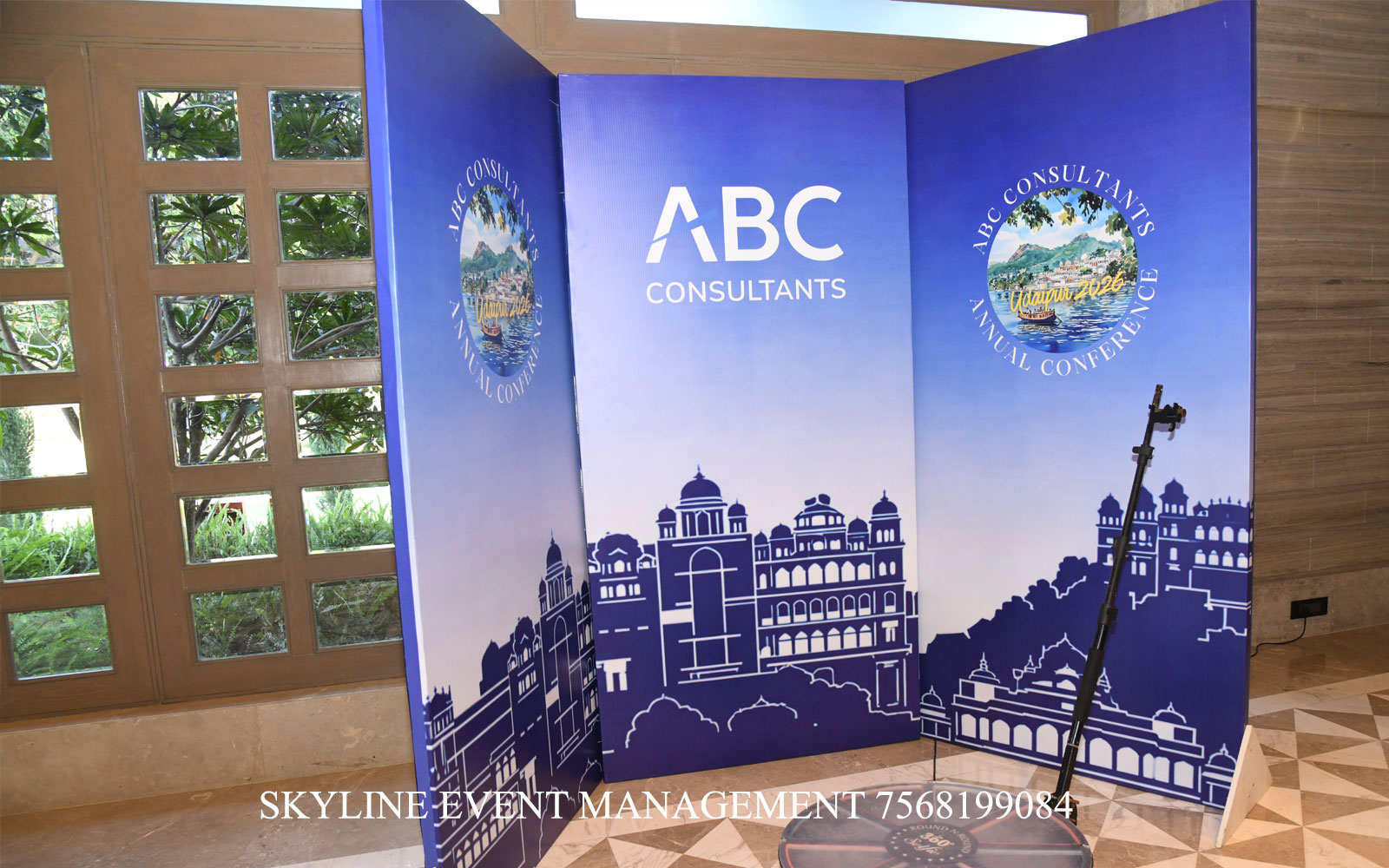 Corporate Event, Conference, Award Show, dj party setup, stage, ledwall, sound, photographer, production company Mementos by ITC Hotels Ekaaya Udaipur