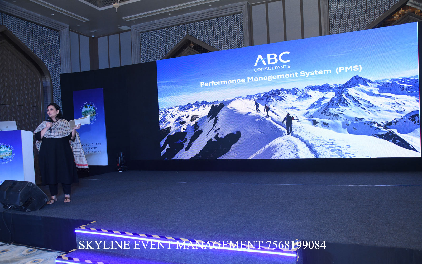 Corporate Event, Conference, Award Show, dj party setup, stage, ledwall, sound, photographer, production company Mementos by ITC Hotels Ekaaya Udaipur